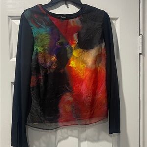 Colorful Abstract Women's Top